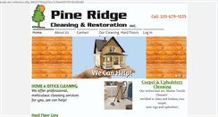 Desktop Screenshot of pineridgecleaning.com